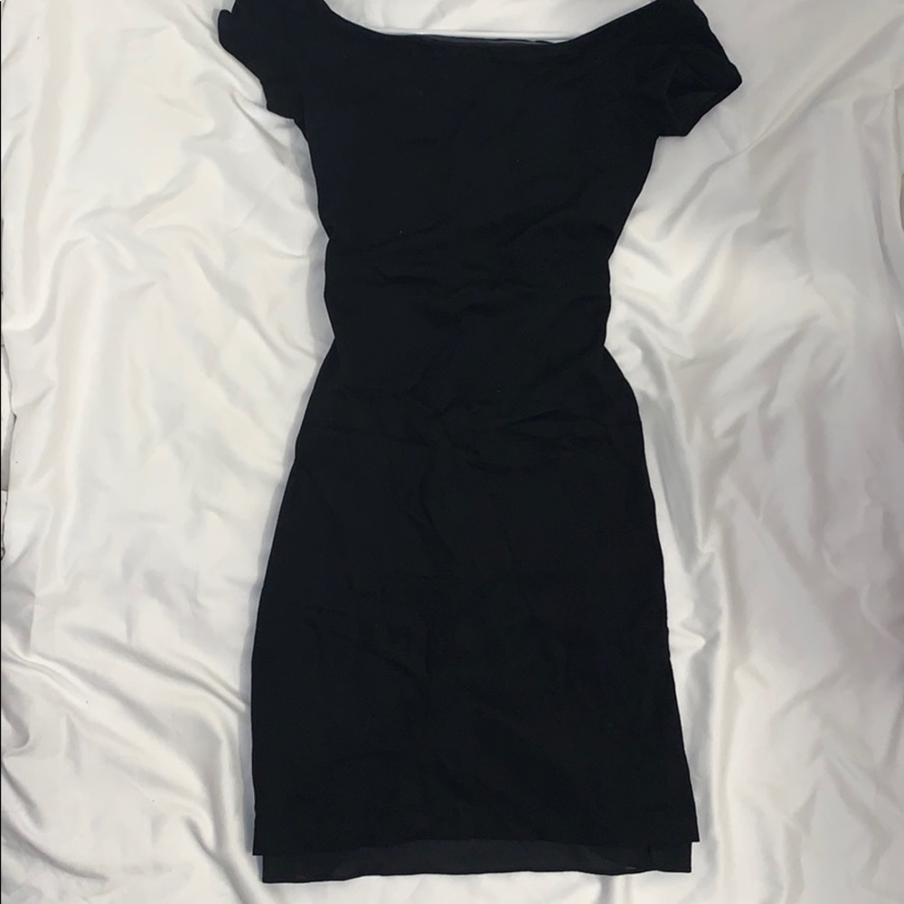 Alice and Olivia Off-The-Shoulder Minidress